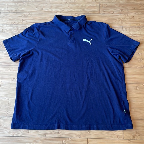 PUMA Men's Essentials Pique Polo XL Black - Picture 5 of 7